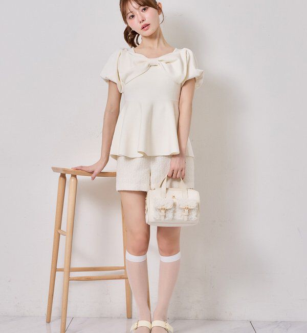  「チュールポケットミニボストンバッグ」|ショルダー・メッセンジャー|