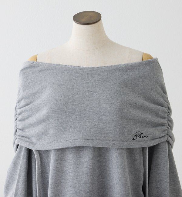  「オフショルパーカーワンピ」|ワンピース|