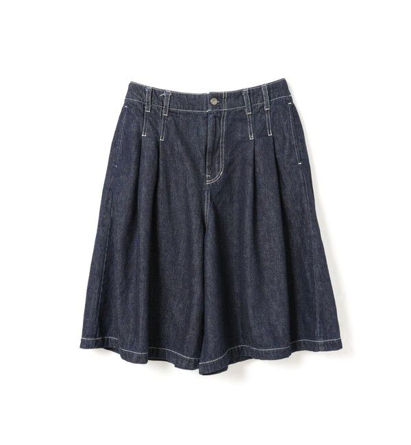 mizuiro ind「mizuiro ind ハイウエストワイドハーフパンツ」|その他|