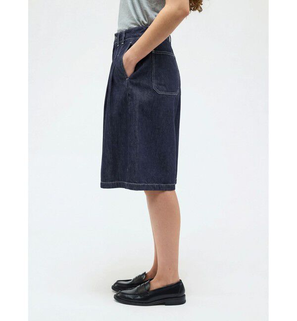 mizuiro ind「mizuiro ind ハイウエストワイドハーフパンツ」|その他|