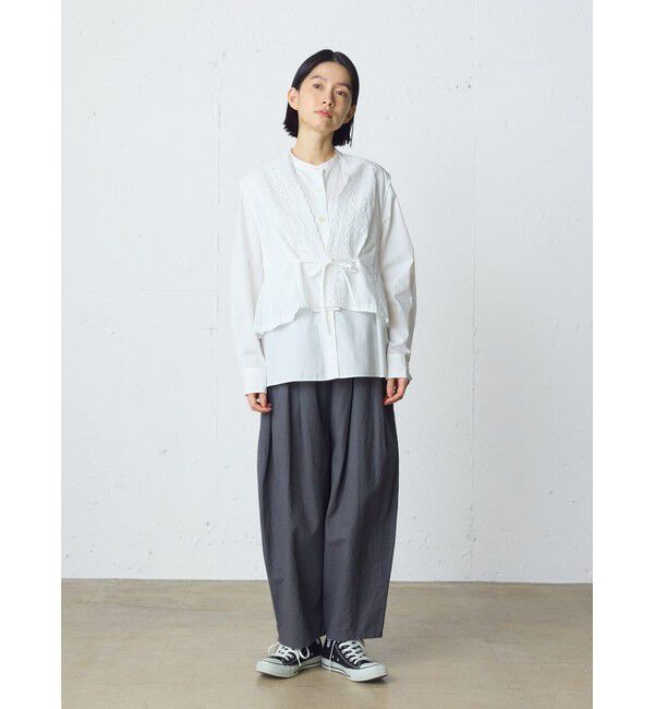 MidiUmi「MidiUmi レースサイドタックベスト」|ベスト・ジレ|