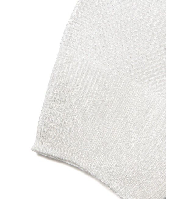 MARMARMAR「MARMARMAR メッシュニットプルオーバー」|ニット・セーター|