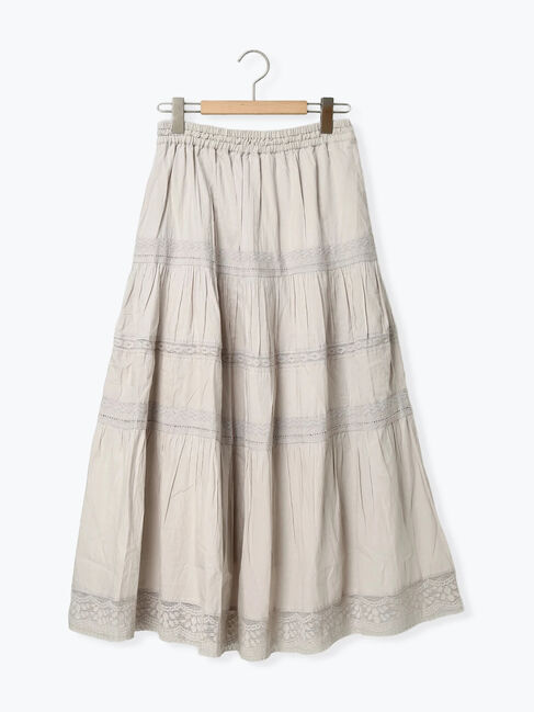 Samansa Mos2「ティアードレーススカート」|スカート|