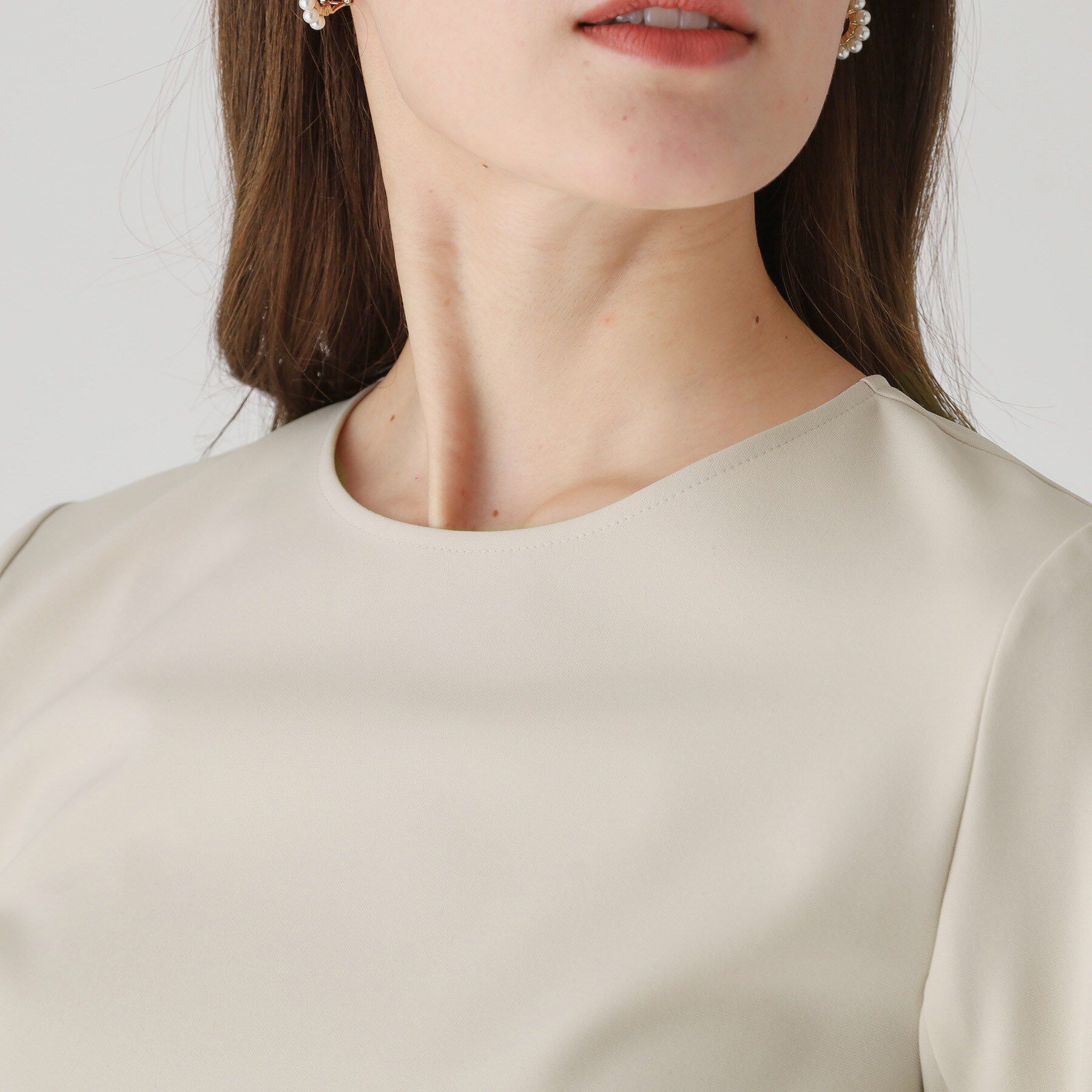 COUP DE CHANCE「【洗える／撥水加工】Aラインブラウス」|シャツ・ブラウス|