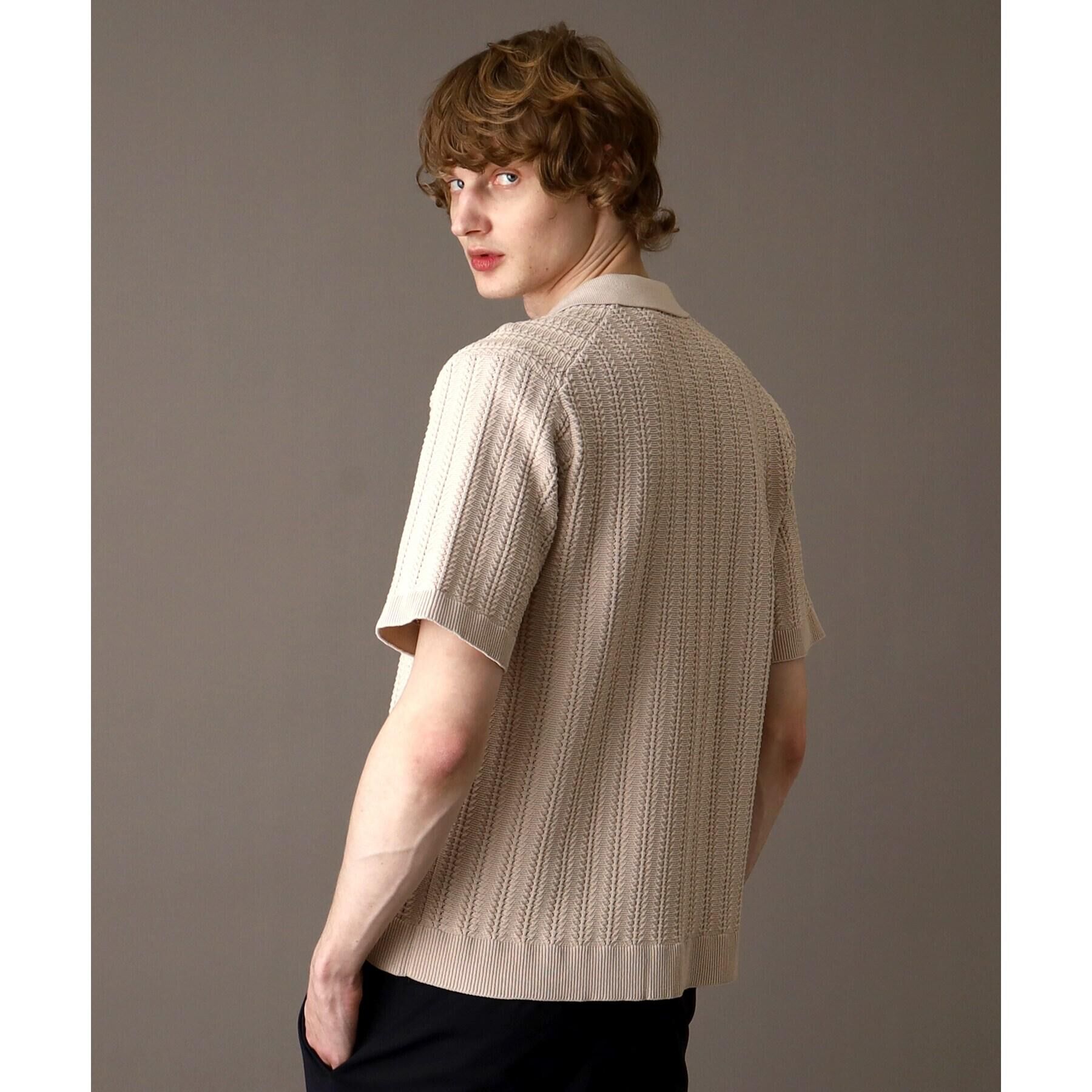 DRESSTERIOR「オーガニックコットン キューバニットシャツ」|ニット・セーター|