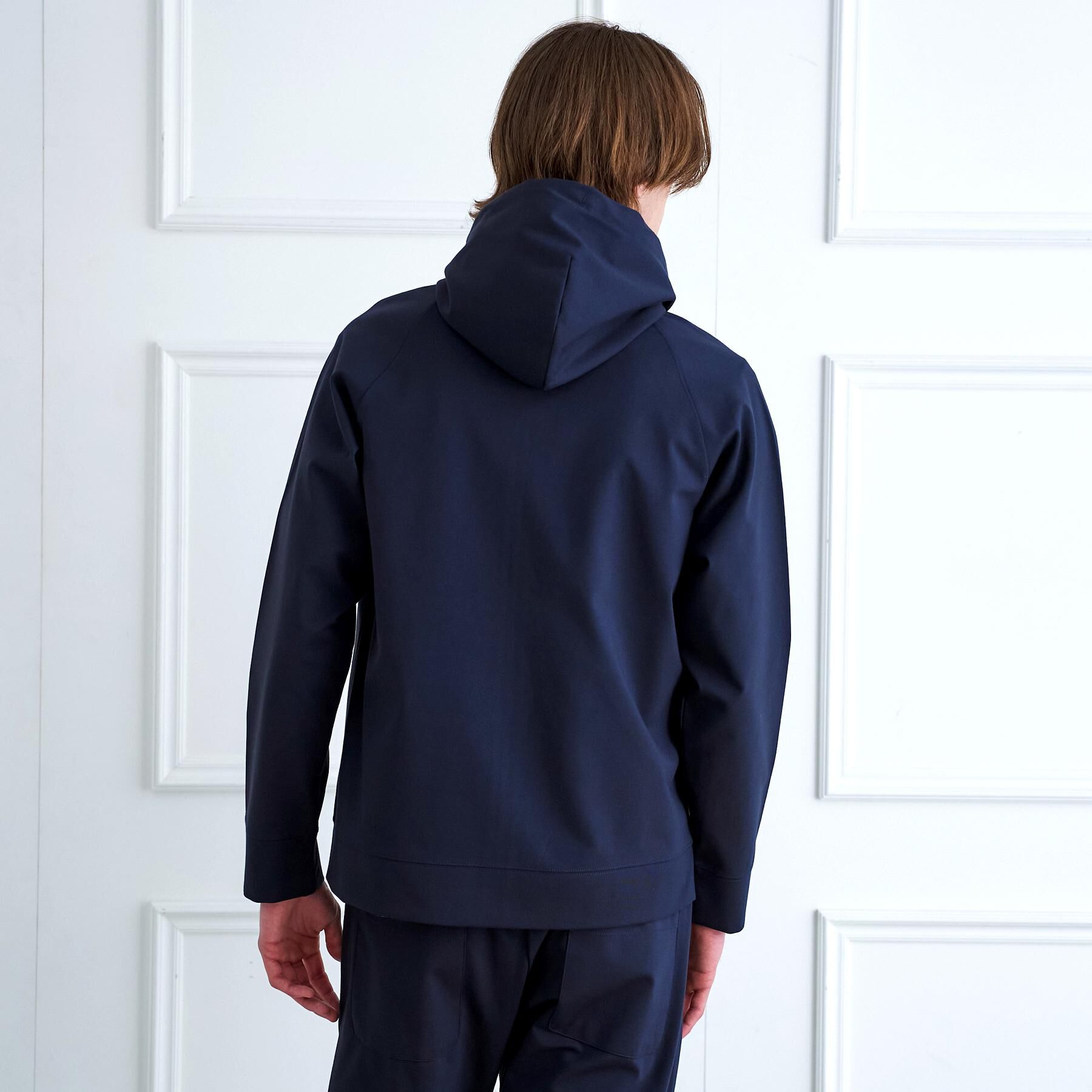 DRESSTERIOR「【接触冷感／セットアップ可】ドライタッチ ハイカウントジップアップパーカ」|パーカー|