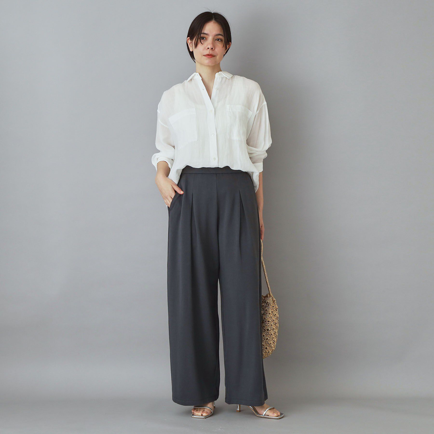 DRESSTERIOR「【セットアップ可】フレンチテリー ワイドパンツ」|その他|