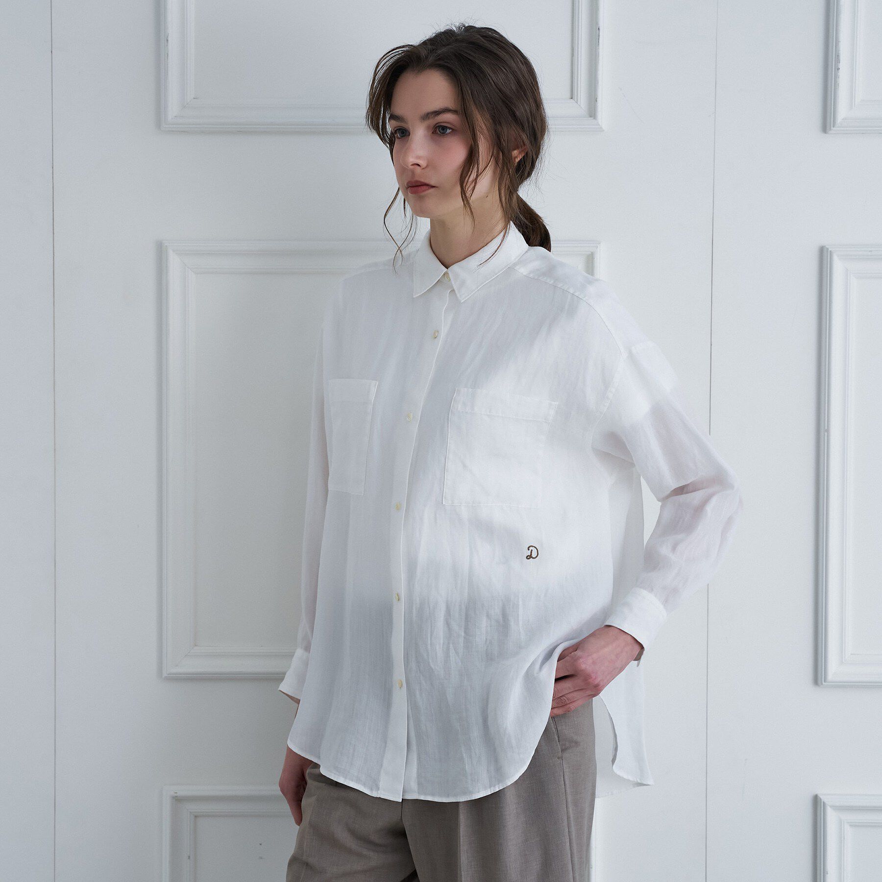 DRESSTERIOR「【人気定番/ウォッシャブル】ガーメントダイラミーシャツ」|シャツ・ブラウス|