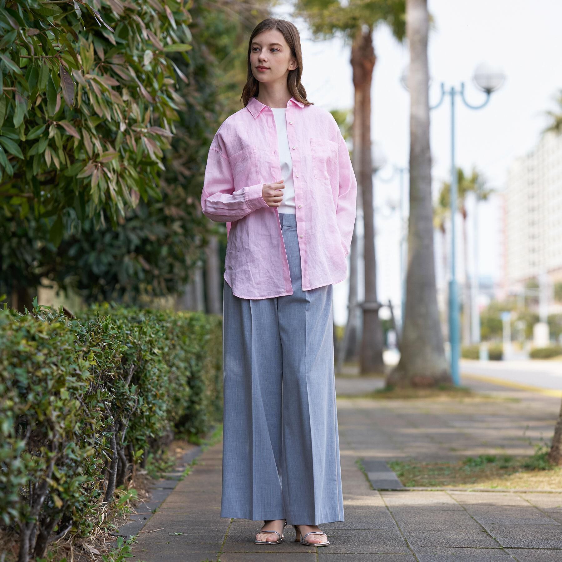 DRESSTERIOR「【人気定番/ウォッシャブル】ガーメントダイラミーシャツ」|シャツ・ブラウス|