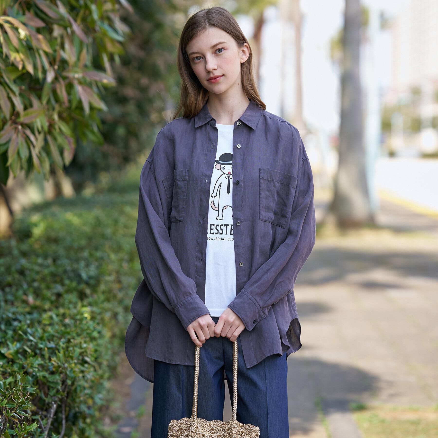 DRESSTERIOR「【人気定番/ウォッシャブル】ガーメントダイラミーシャツ」|シャツ・ブラウス|