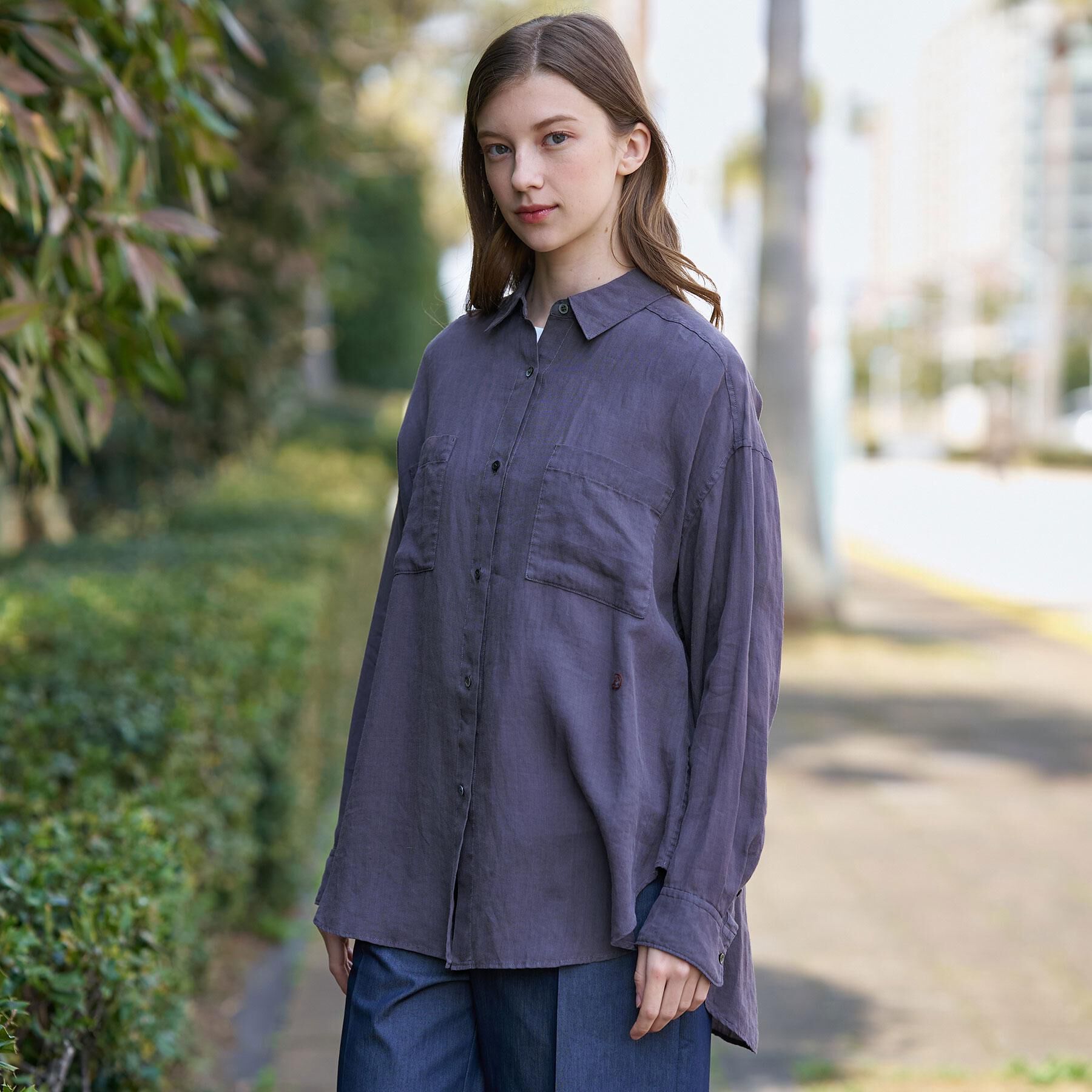 DRESSTERIOR「【人気定番/ウォッシャブル】ガーメントダイラミーシャツ」|シャツ・ブラウス|