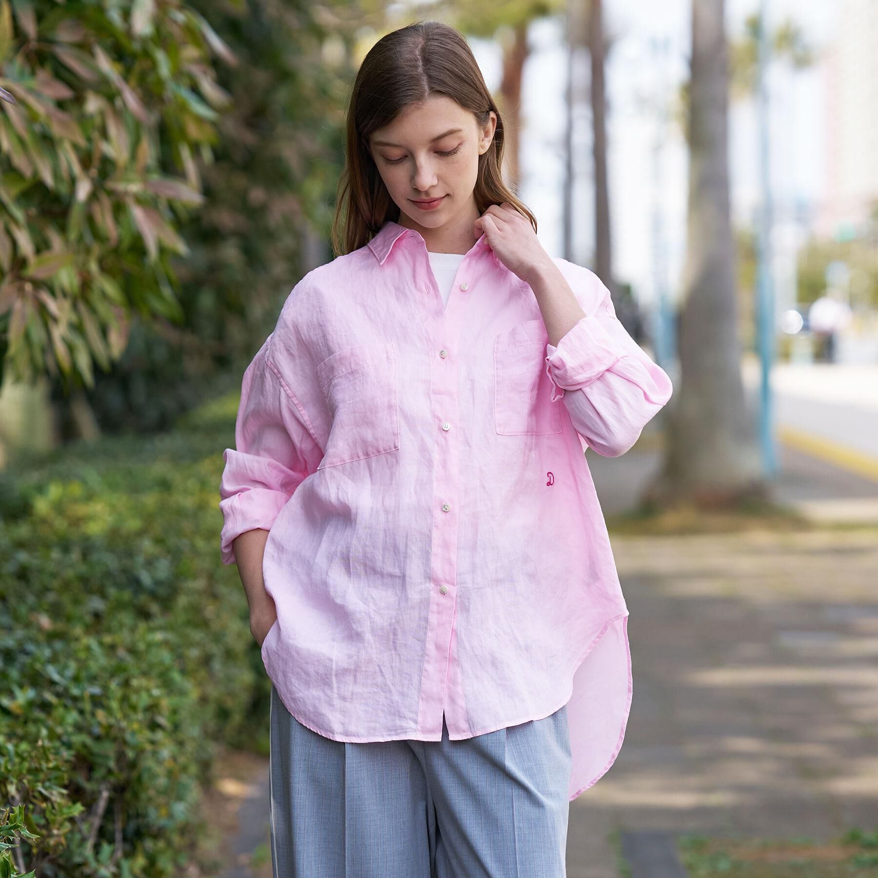 DRESSTERIOR「【人気定番/ウォッシャブル】ガーメントダイラミーシャツ」|シャツ・ブラウス|