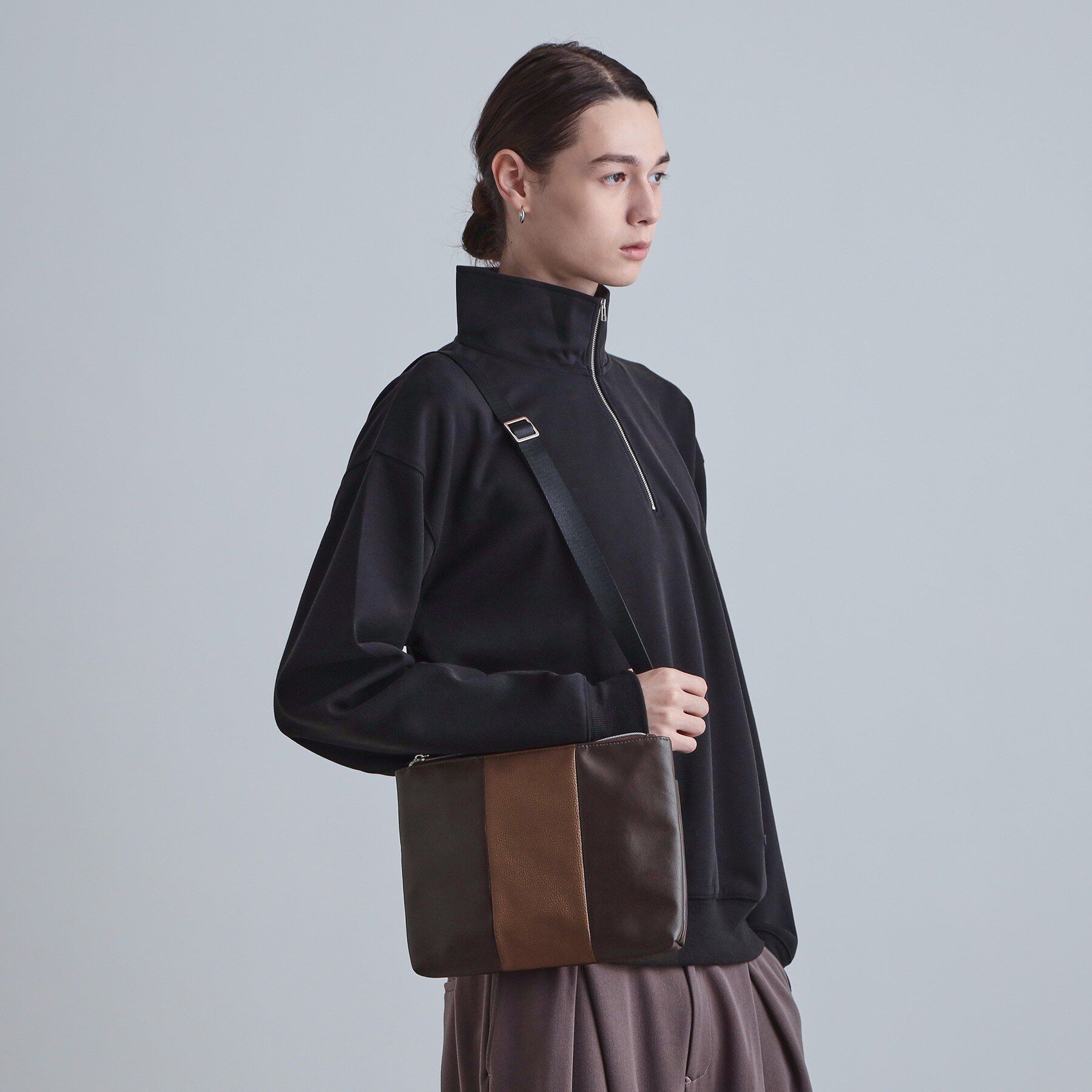 tk.TAKEO KIKUCHI「切替サコッシュショルダーバッグ」|ショルダー・メッセンジャー|