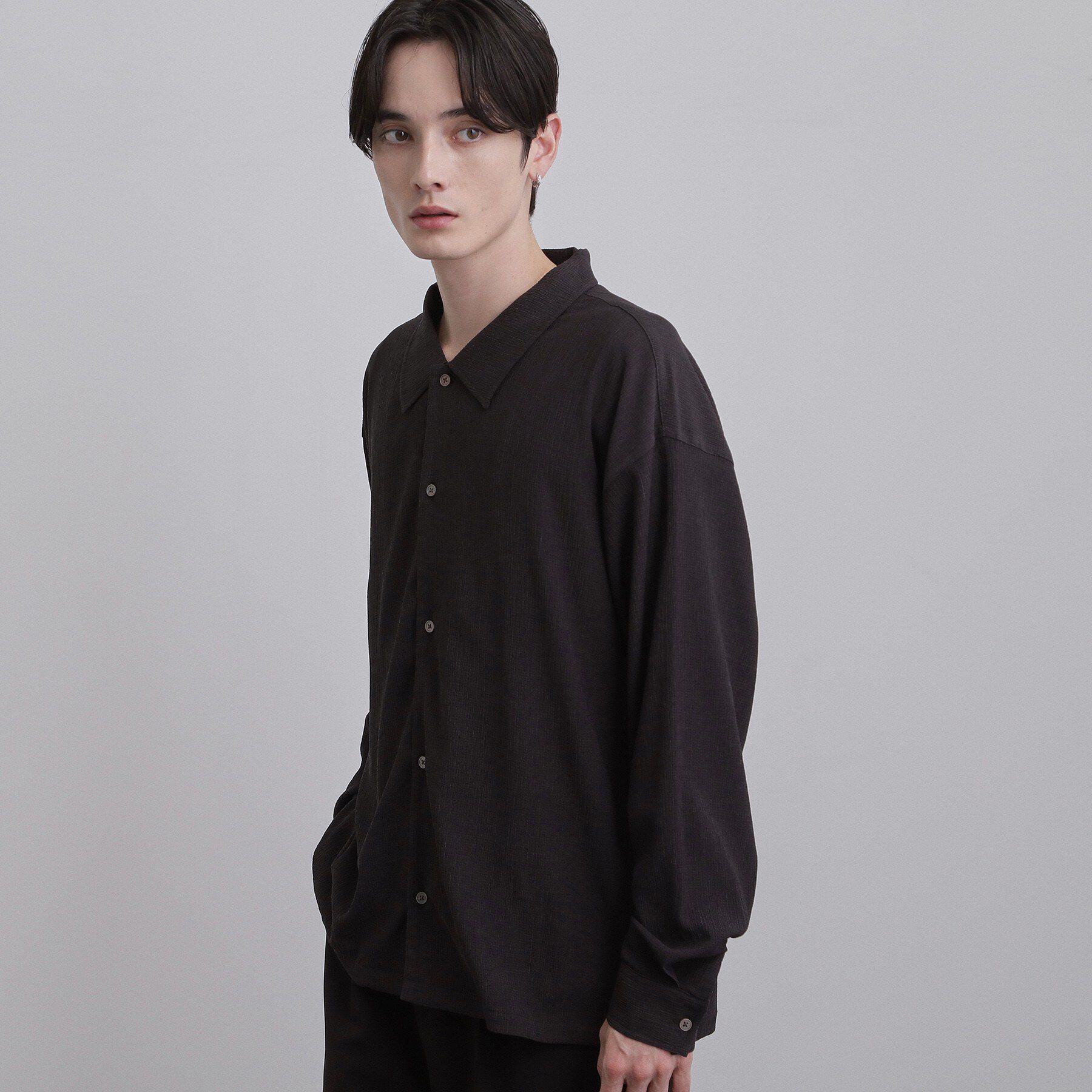 tk.TAKEO KIKUCHI「楊柳長袖シャツ」|シャツ・ブラウス|