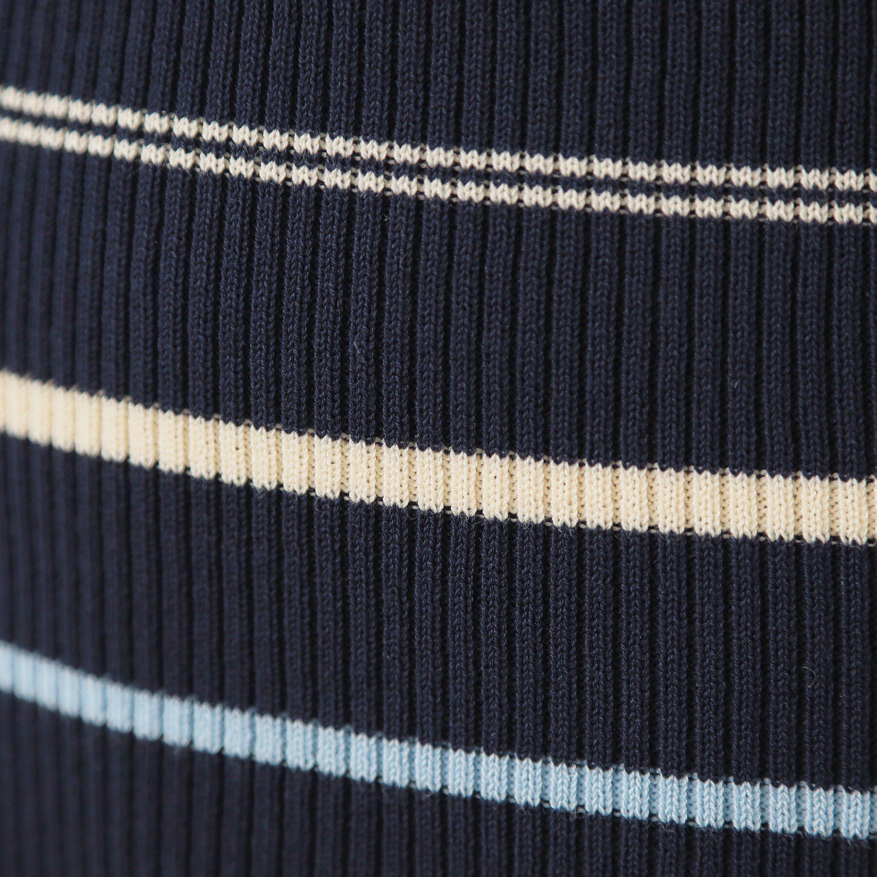 index「マルチボーダーオフショルニット【洗濯機OK】」|ニット・セーター|