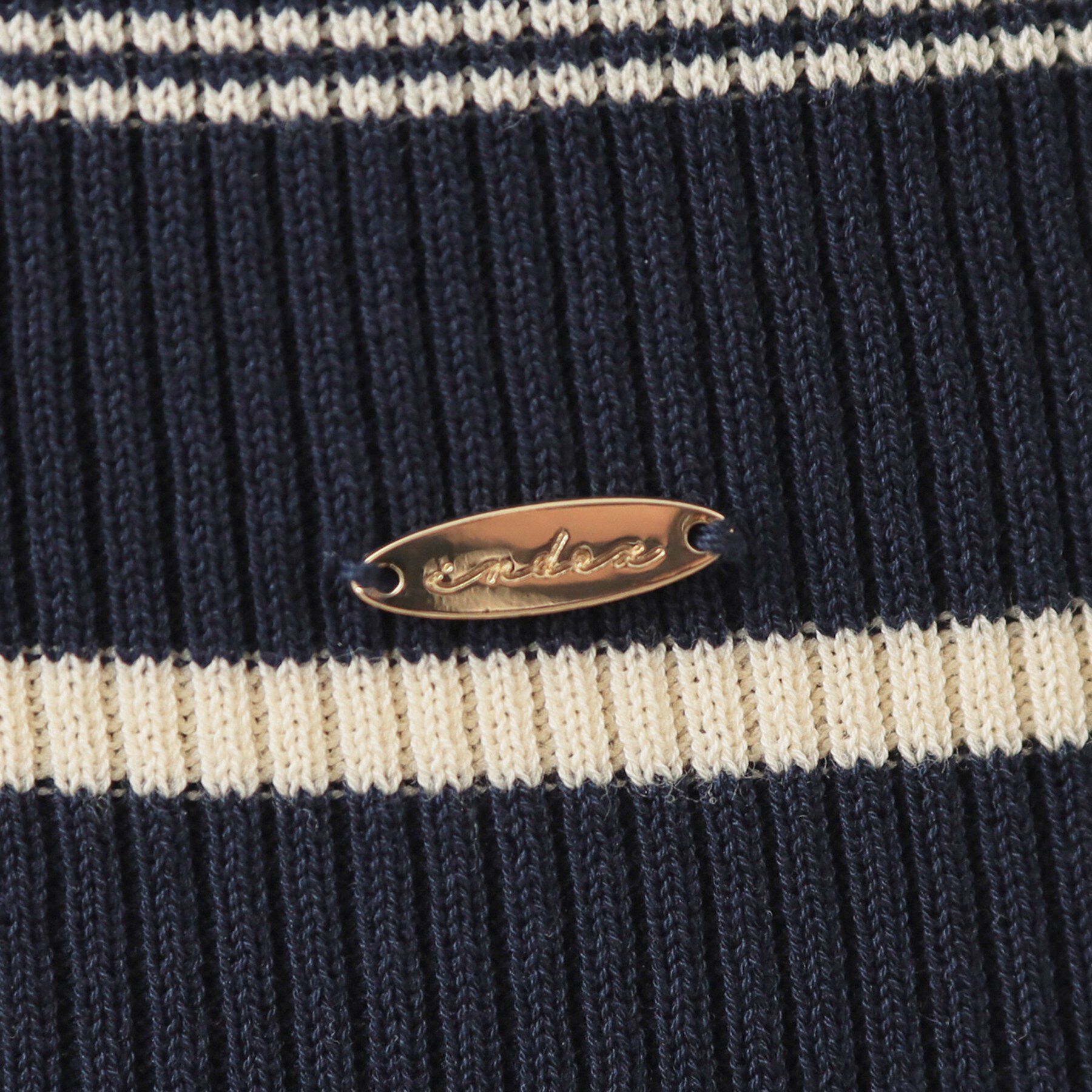 index「マルチボーダーオフショルニット【洗濯機OK】」|ニット・セーター|