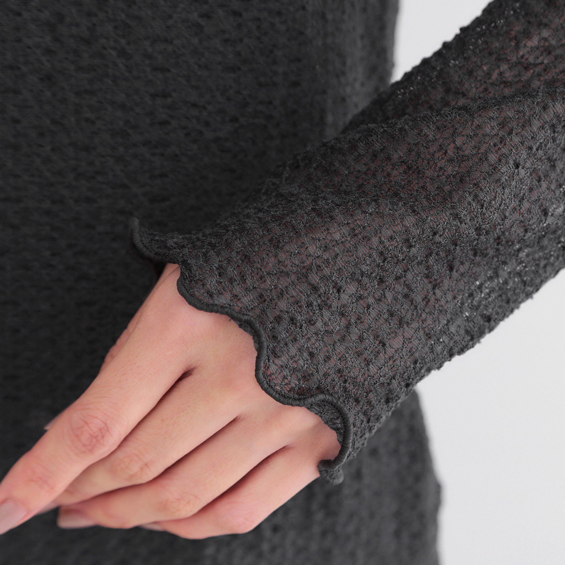 OPAQUE.CLIP「ラッセルレーストップス【洗濯機OK】」|Tシャツ・カットソー|