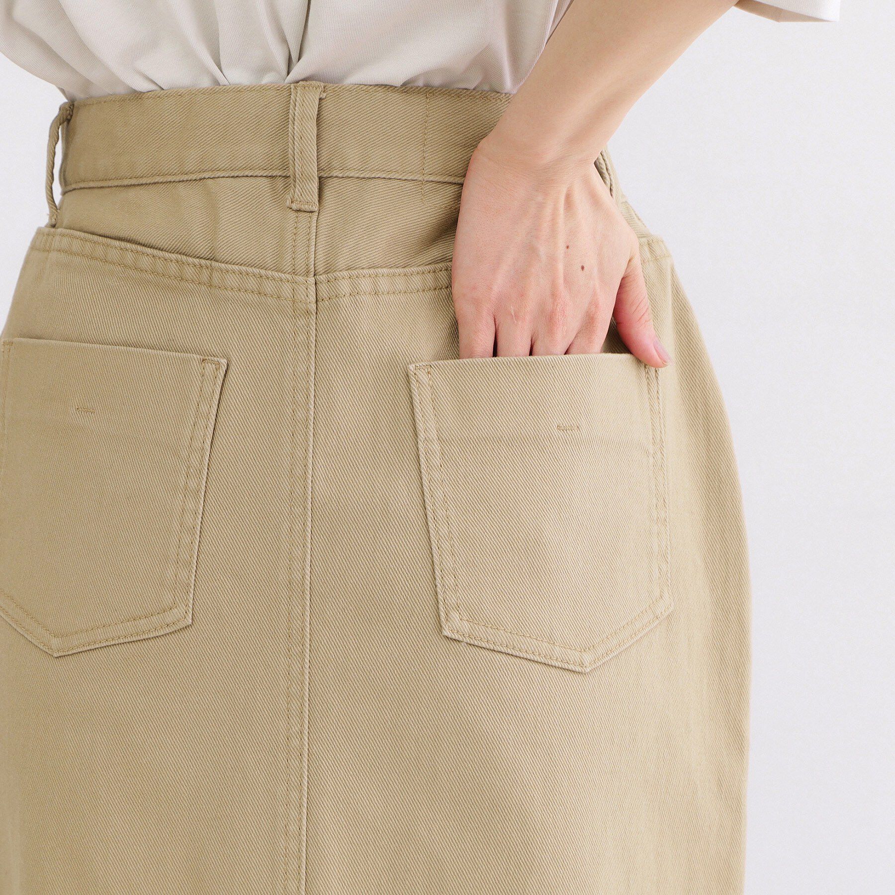 OPAQUE.CLIP「ストレッチタイトスカート【洗濯機OK】」|スカート|