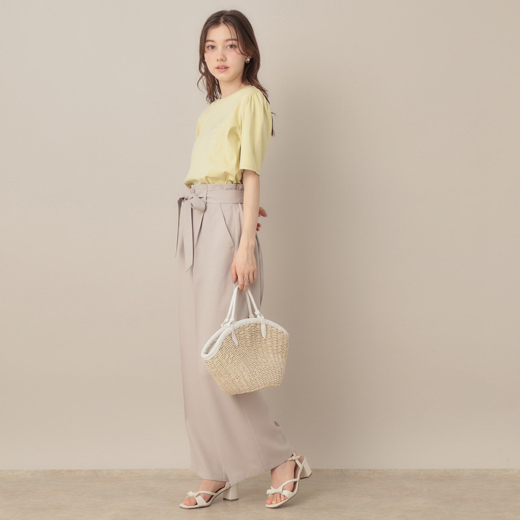 Couture broach「【接触冷感・UV機能あり・マシンウォッシャブル】60シルケット パフュームエンブロTシャツ」|Tシャツ・カットソー|