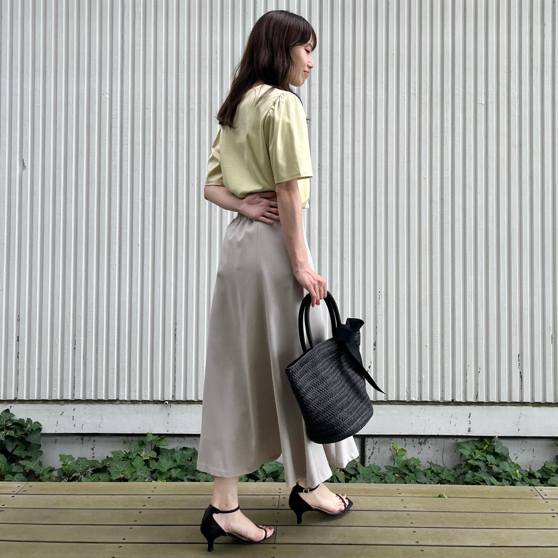 Couture broach「【接触冷感・UV機能あり・マシンウォッシャブル】60シルケット パフュームエンブロTシャツ」|Tシャツ・カットソー|