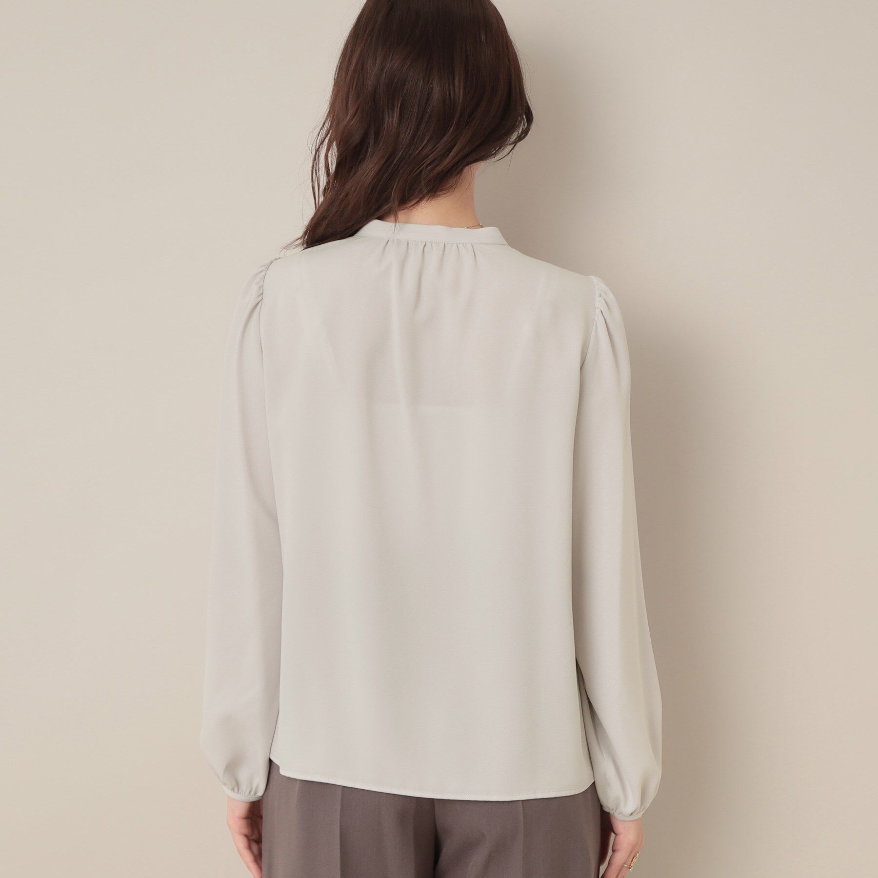 Couture broach「【大人可愛い・通勤】ピンタックレースブラウス」|シャツ・ブラウス|