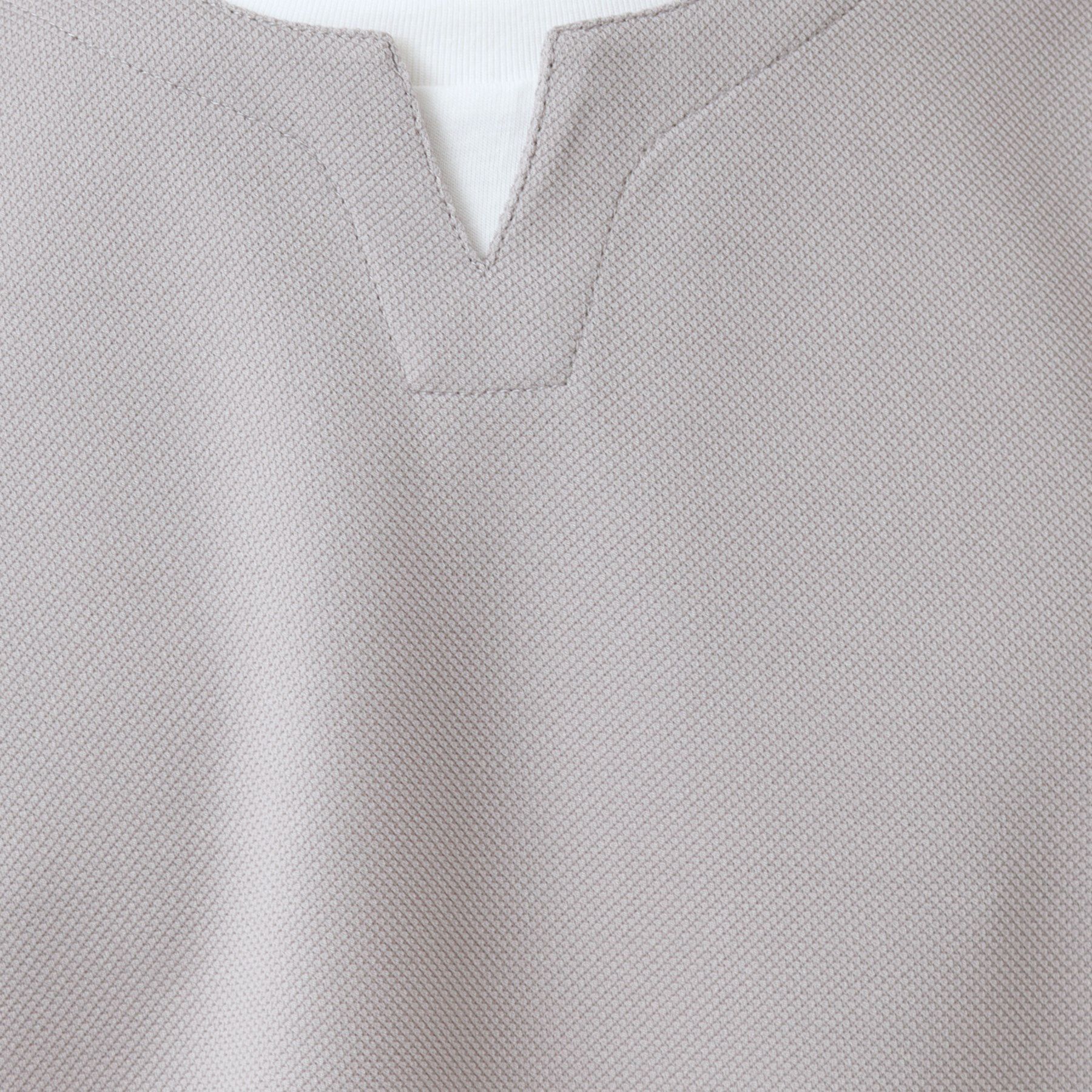 THE SHOP TK「【1枚で手抜きに見えない】キーネック フェイクレイヤード長袖Tシャツ」|Tシャツ・カットソー|