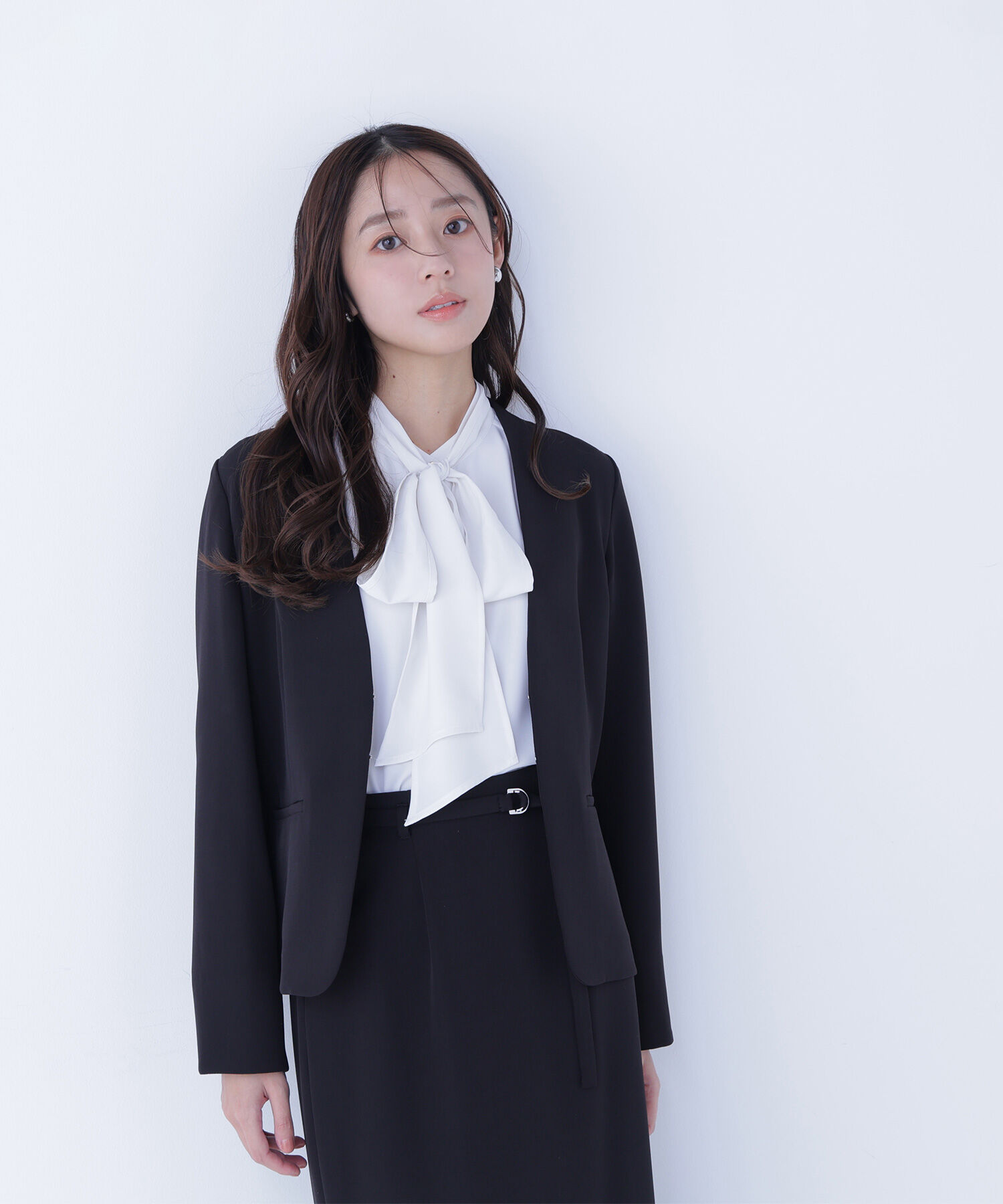  「ダブルクロスストレッチ SETUP ノーカラージャケット」|その他|