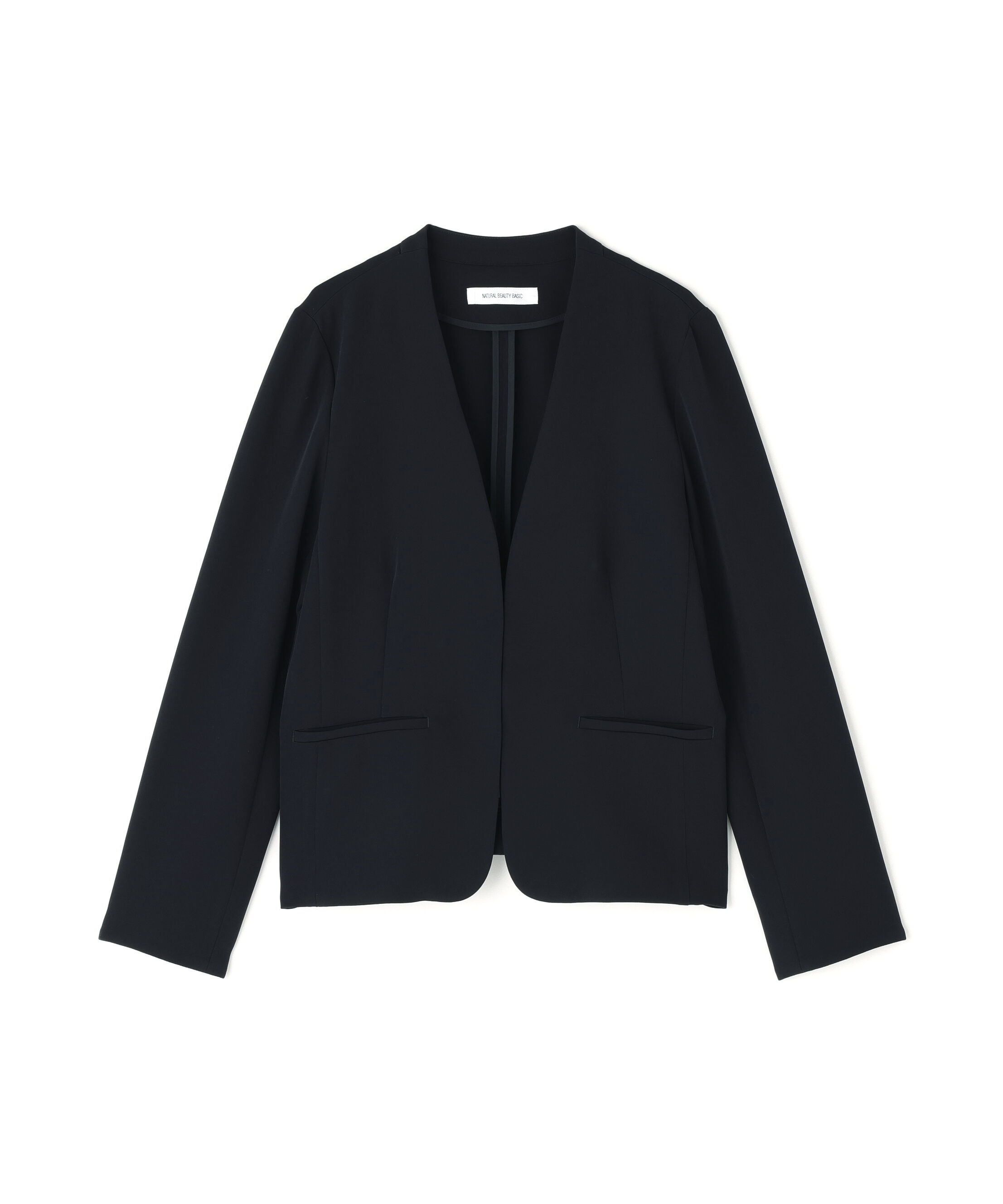  「ダブルクロスストレッチ SETUP ノーカラージャケット」|その他|