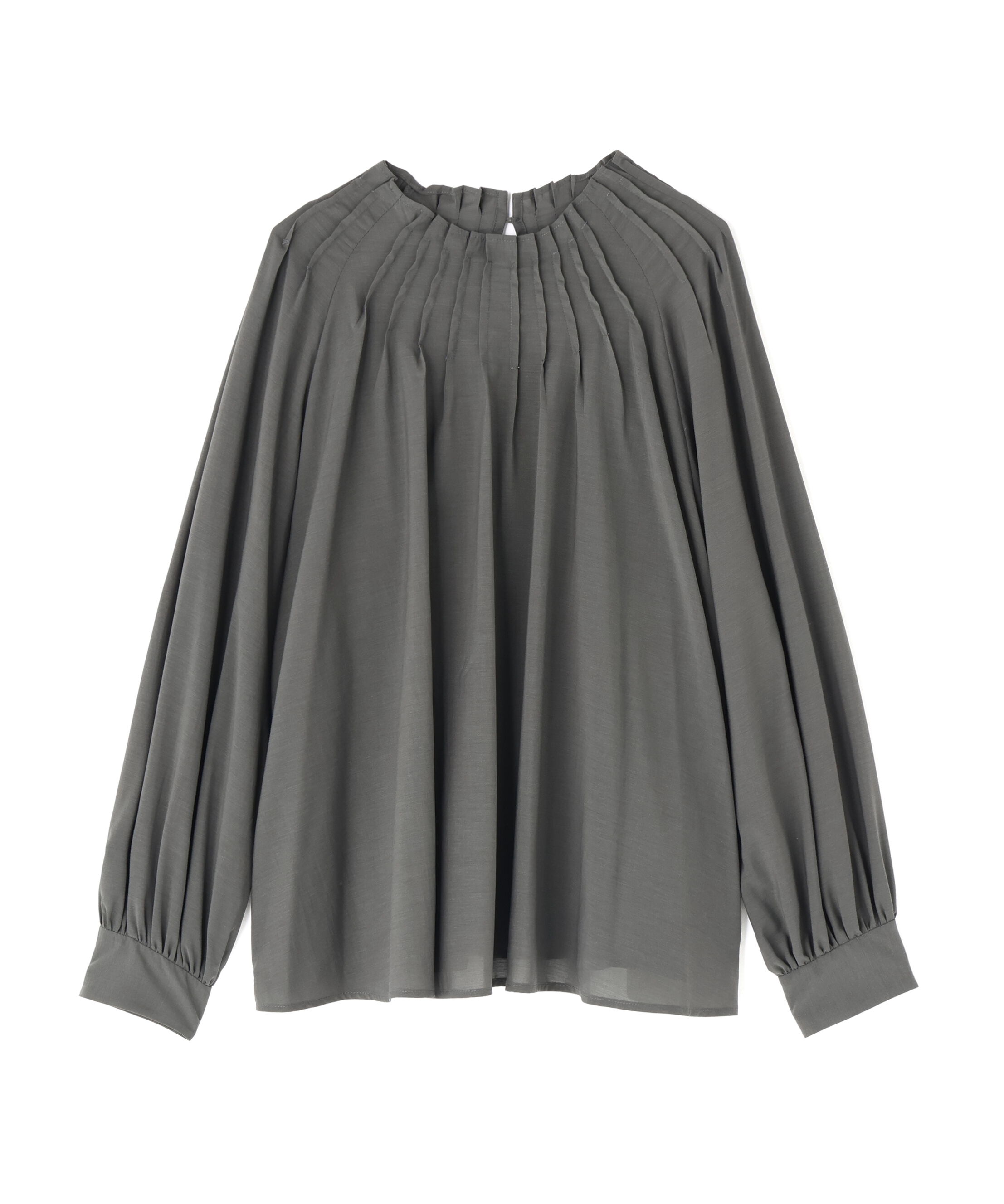  「タックネックブラウス」|シャツ・ブラウス|