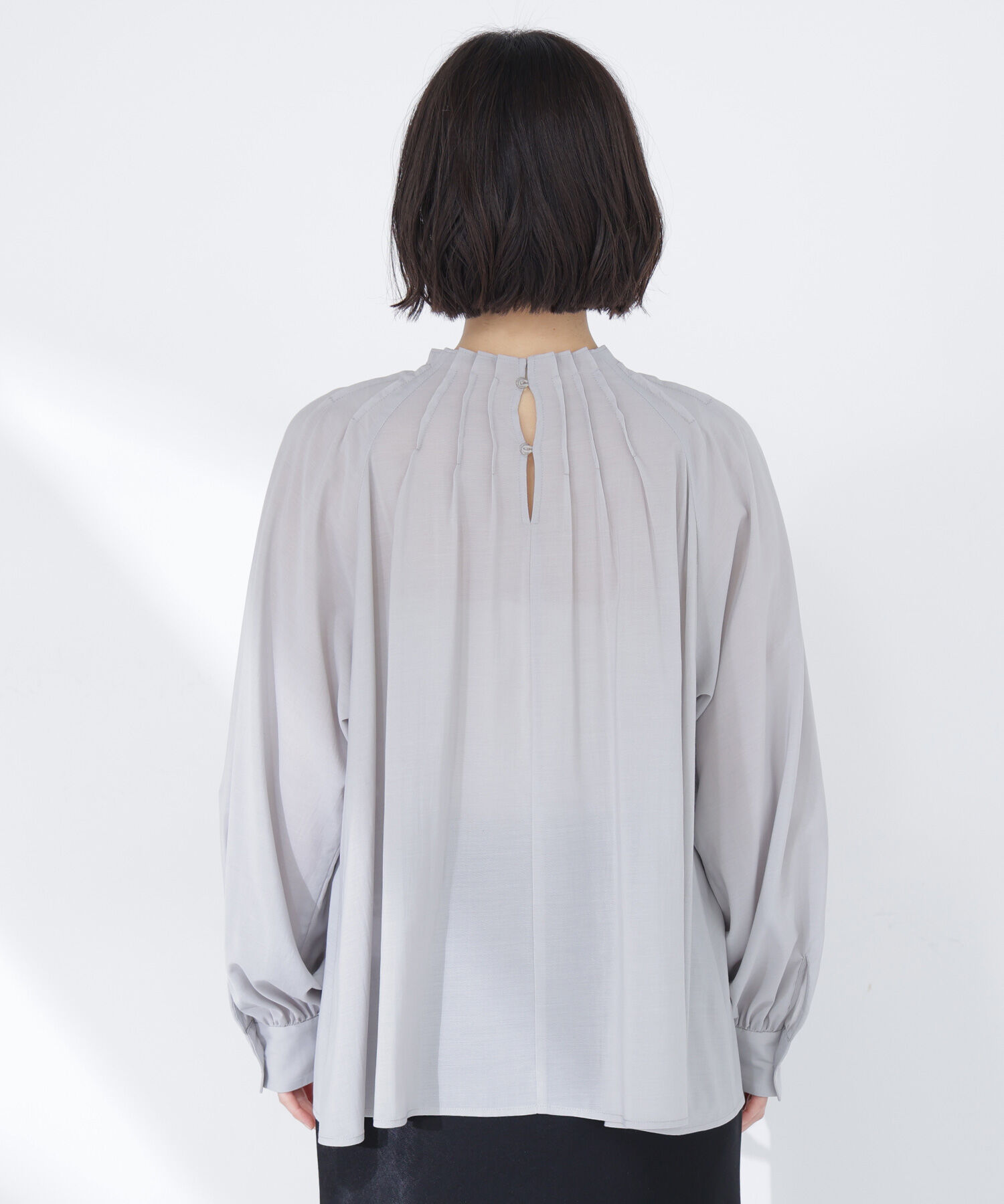  「タックネックブラウス」|シャツ・ブラウス|