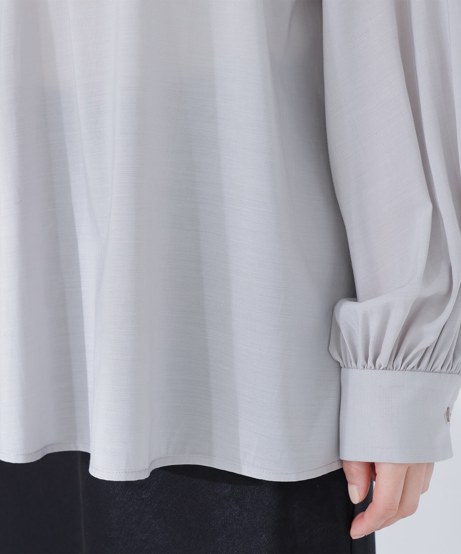  「タックネックブラウス」|シャツ・ブラウス|