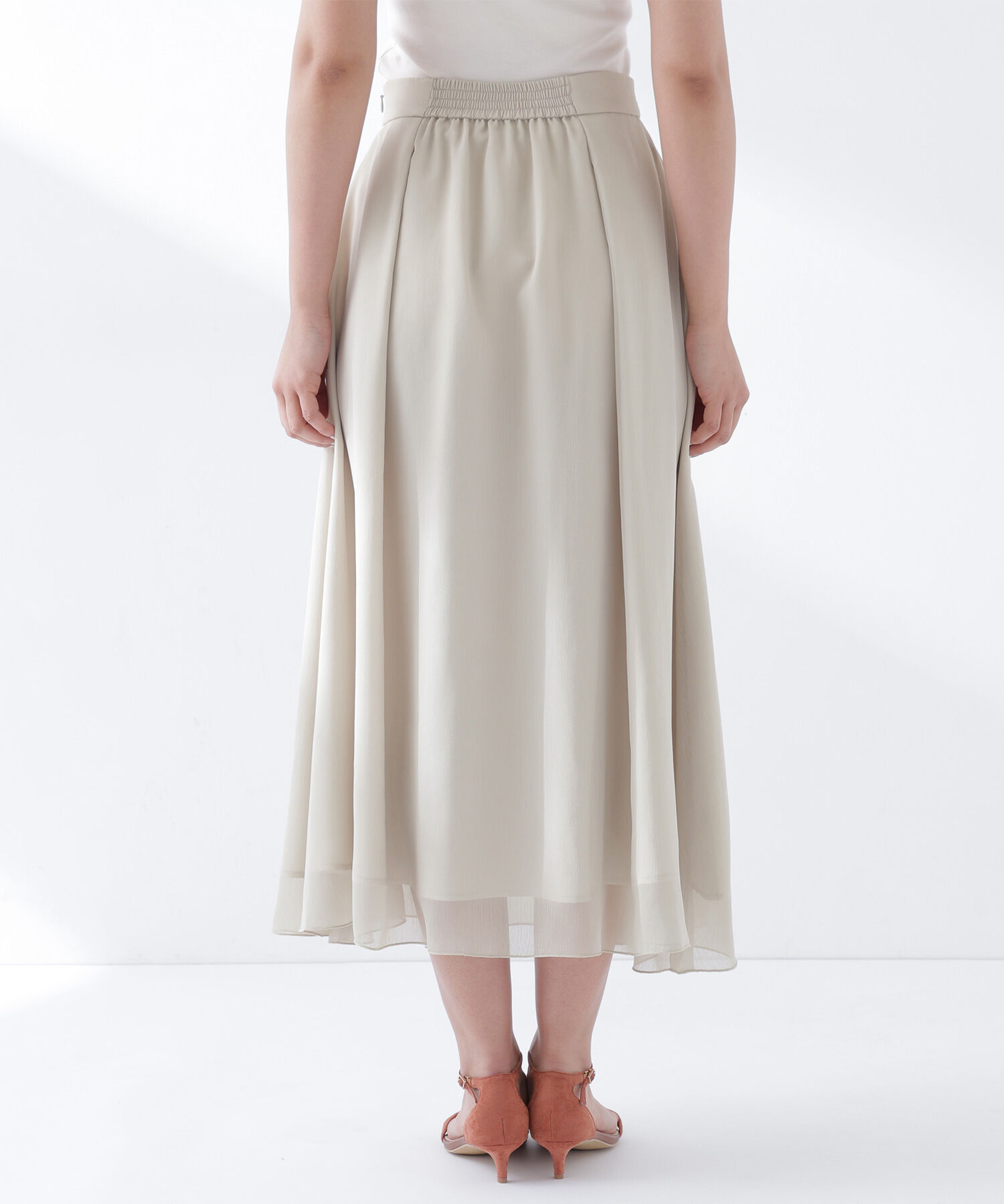  「楊柳シアーフレアスカート」|スカート|