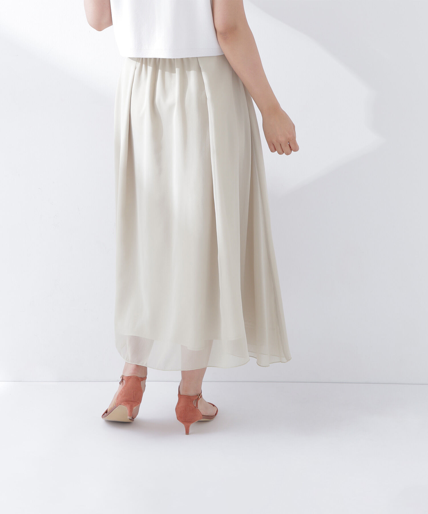  「楊柳シアーフレアスカート」|スカート|