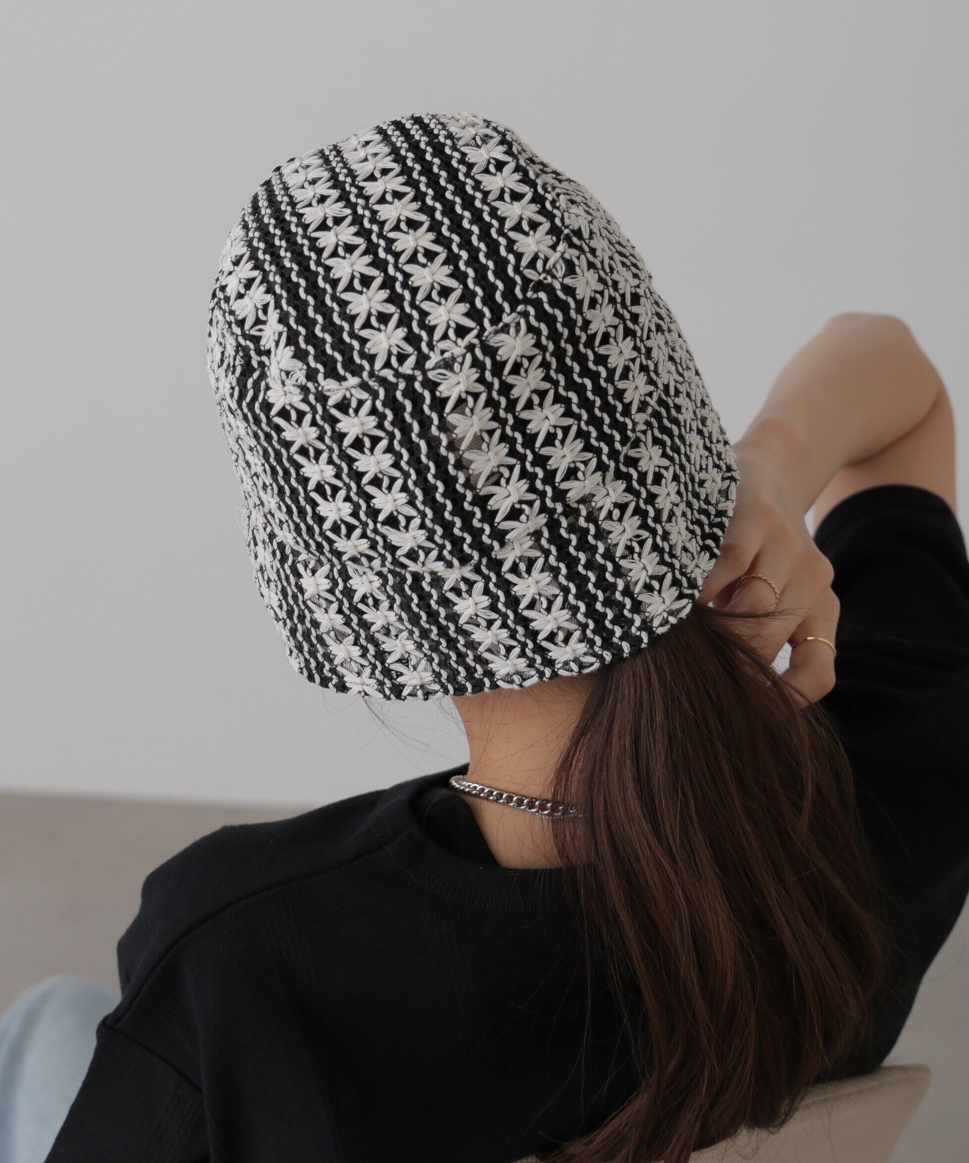  「レースダウンハット」|ソックス|