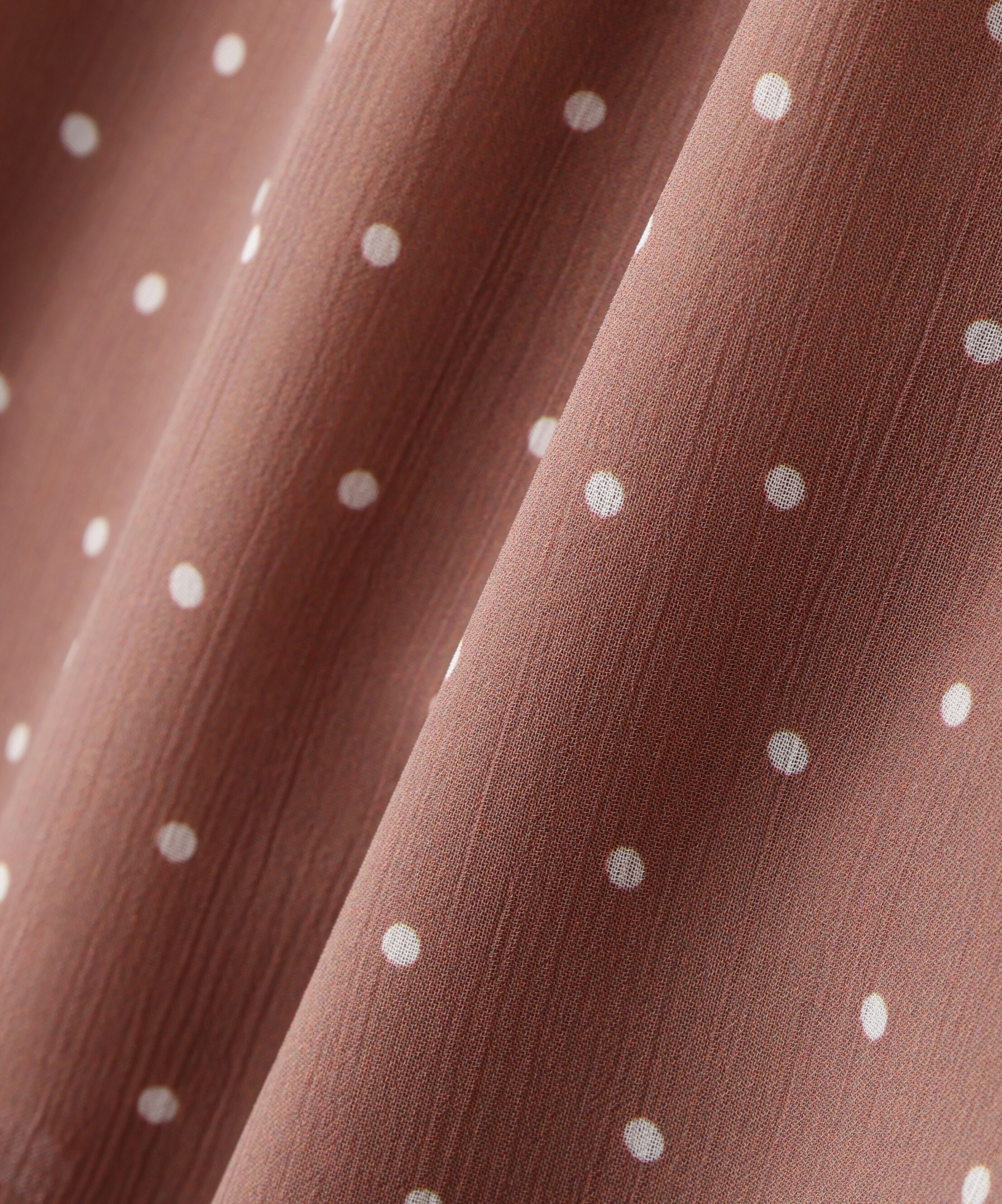 PROPORTION BODY DRESSING「ドット柄半袖ブラウス」|シャツ・ブラウス|