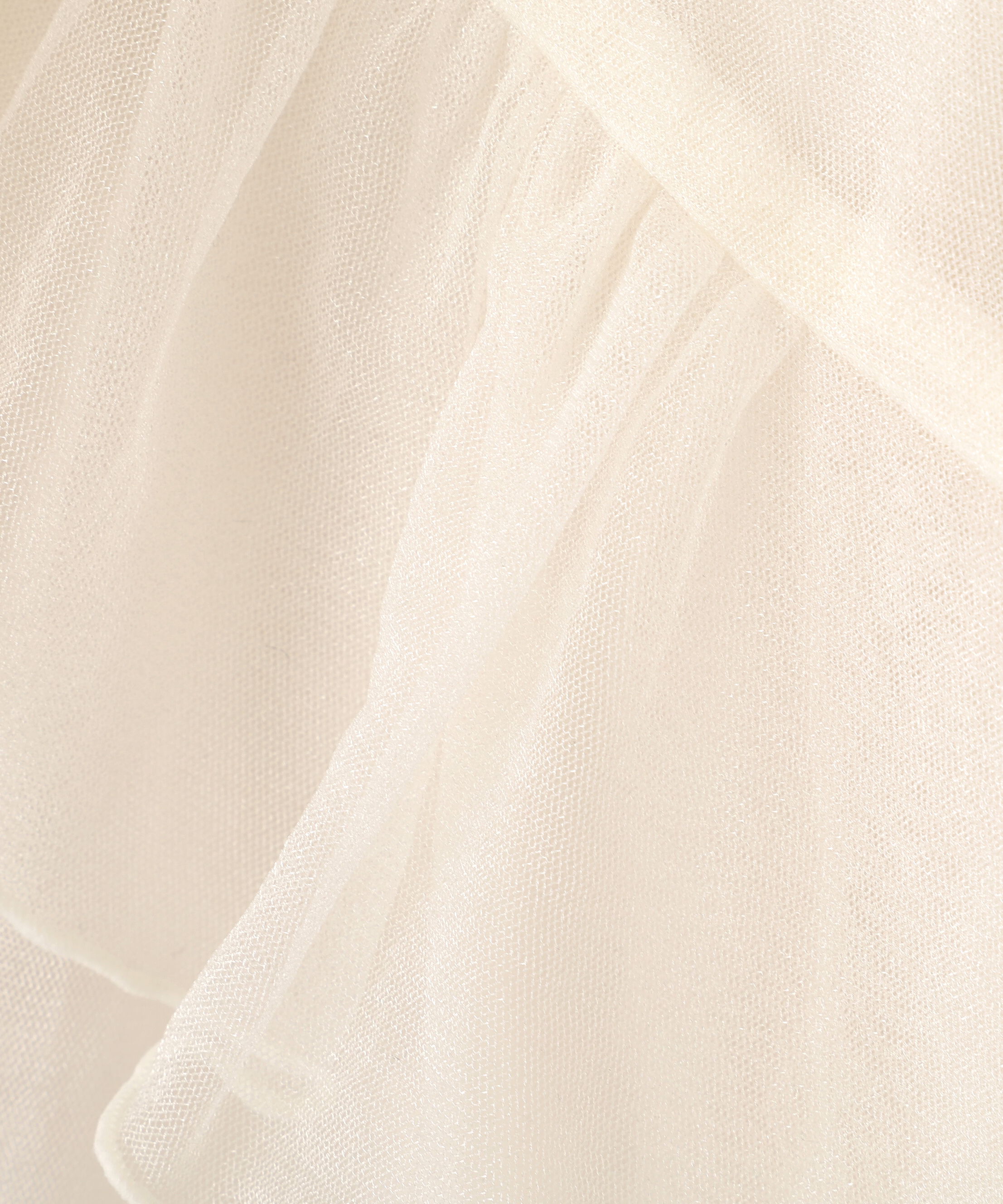 PROPORTION BODY DRESSING「チュールラッフルブラウス　26SS」|シャツ・ブラウス|