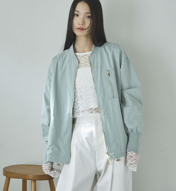 Doux archives「バックギャザーミドルMA-1」|ブルゾン・スタジャン|