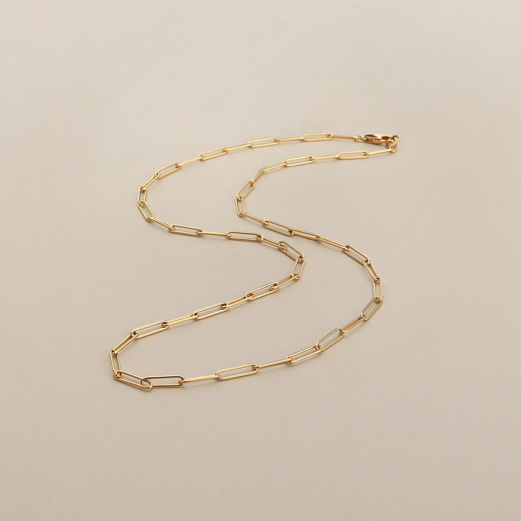 COCOSHNIK「K18PCロング ネックレス」|ネックレス|イエローゴールド(1