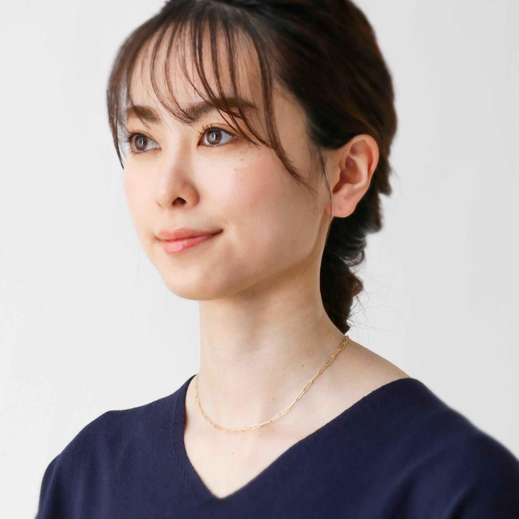 COCOSHNIK「K18PCロング ネックレス」|ネックレス|