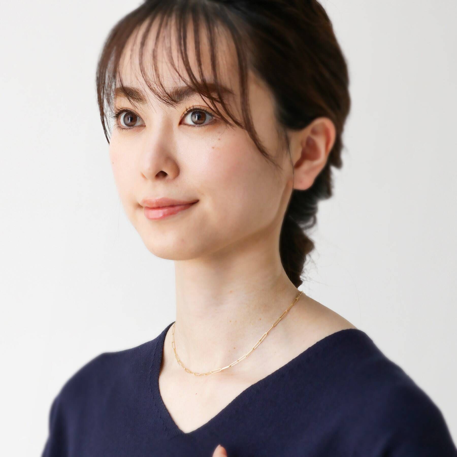 COCOSHNIK「K18PCロング ネックレス」|ネックレス|