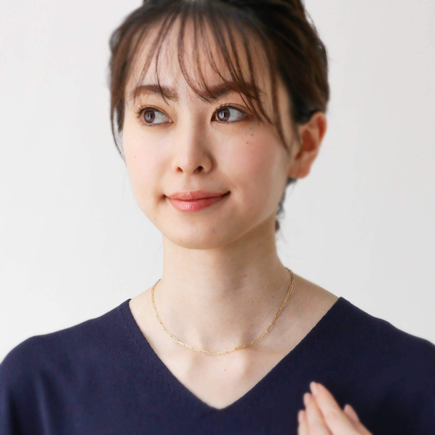 COCOSHNIK「K18PCロング ネックレス」|ネックレス|