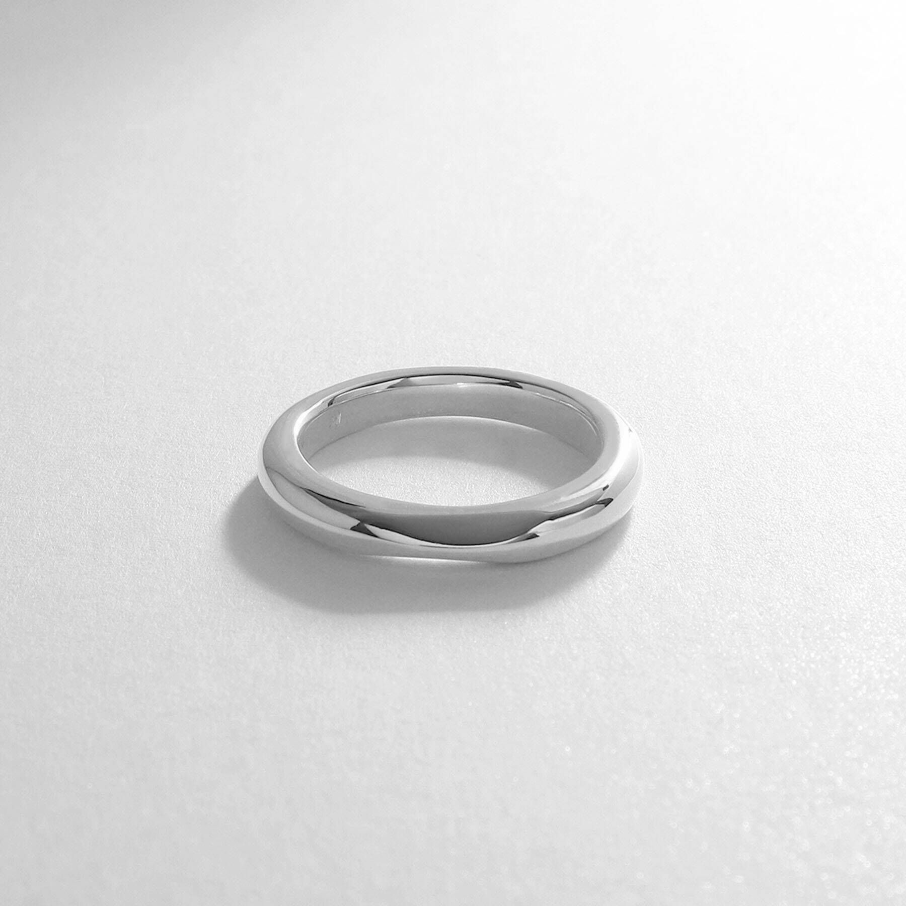 COCOSHNIK「シルバー アーチカットオフ リング」|リング|