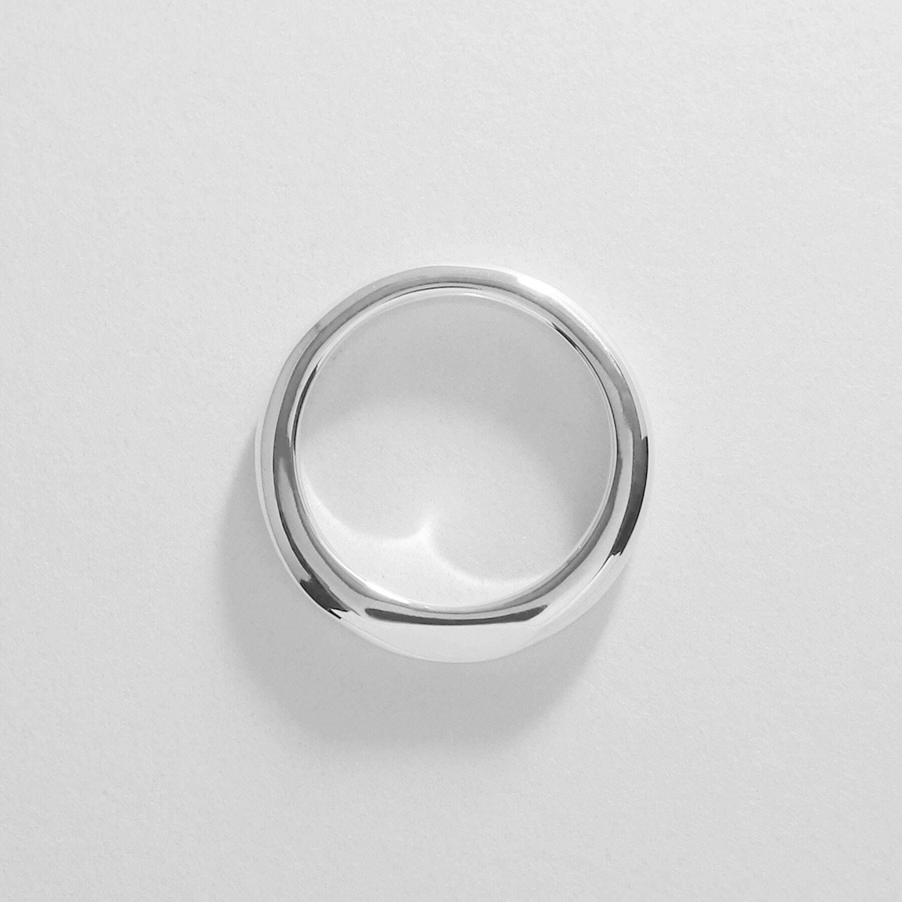 COCOSHNIK「シルバー アーチカットオフ リング」|リング|