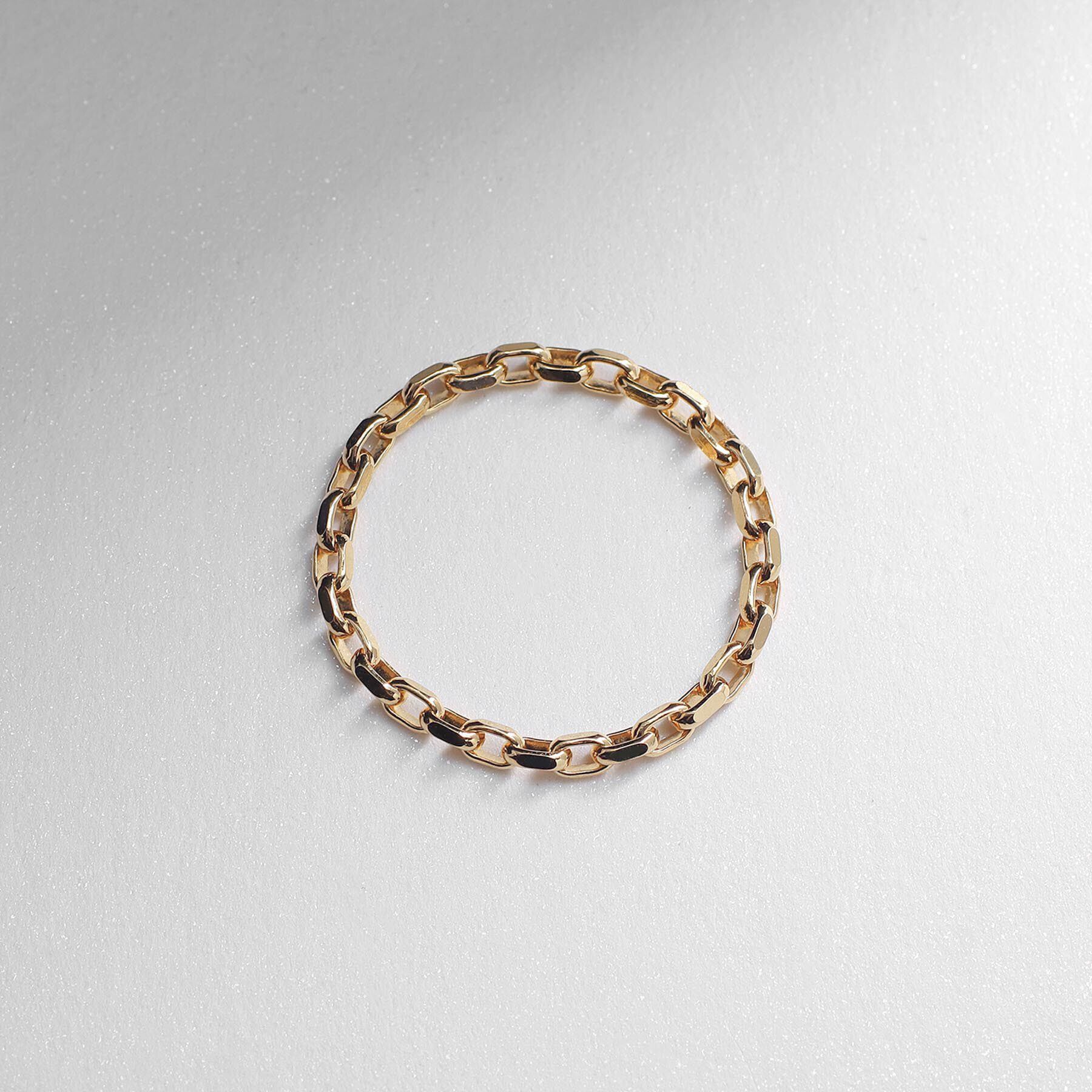 COCOSHNIK ONKITSCH「シルバー チェーンリング ケーブルチェーン GP」|リング|