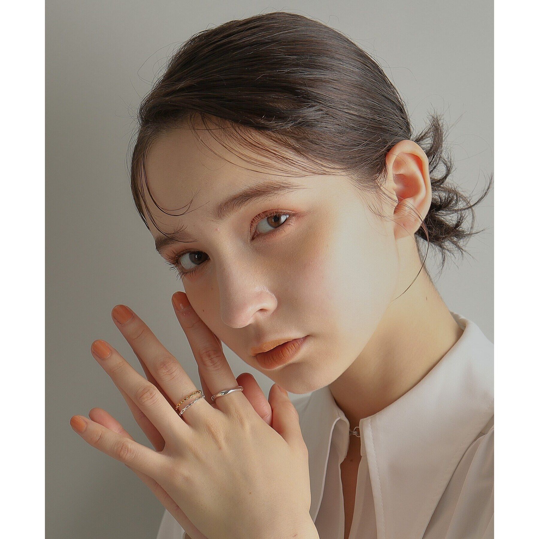 COCOSHNIK ONKITSCH「シルバー チェーンリング ケーブルチェーン GP」|リング|