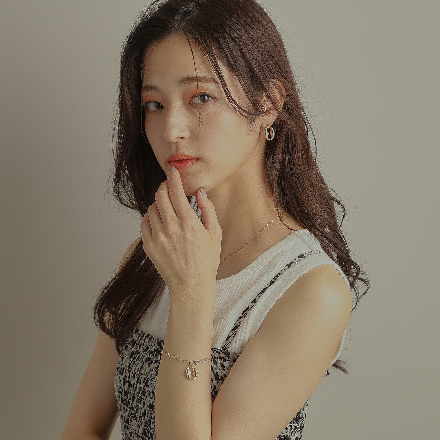 COCOSHNIK「K10中空マリンモチーフ ブレスレット」|ブレスレット・バングル|