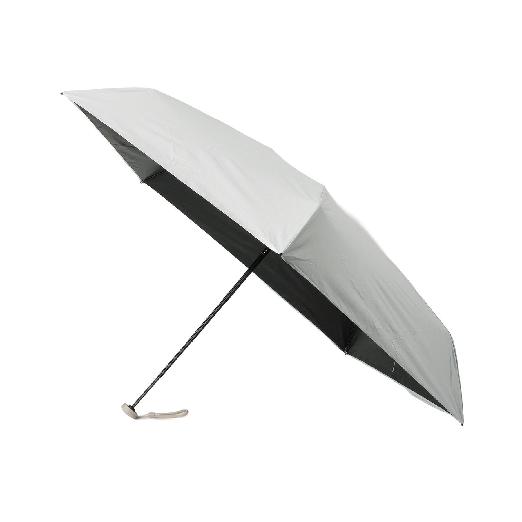 SHOO･LA･RUE「【晴雨兼用】PUリトルユーミニ【because】」|傘|グレー(012)