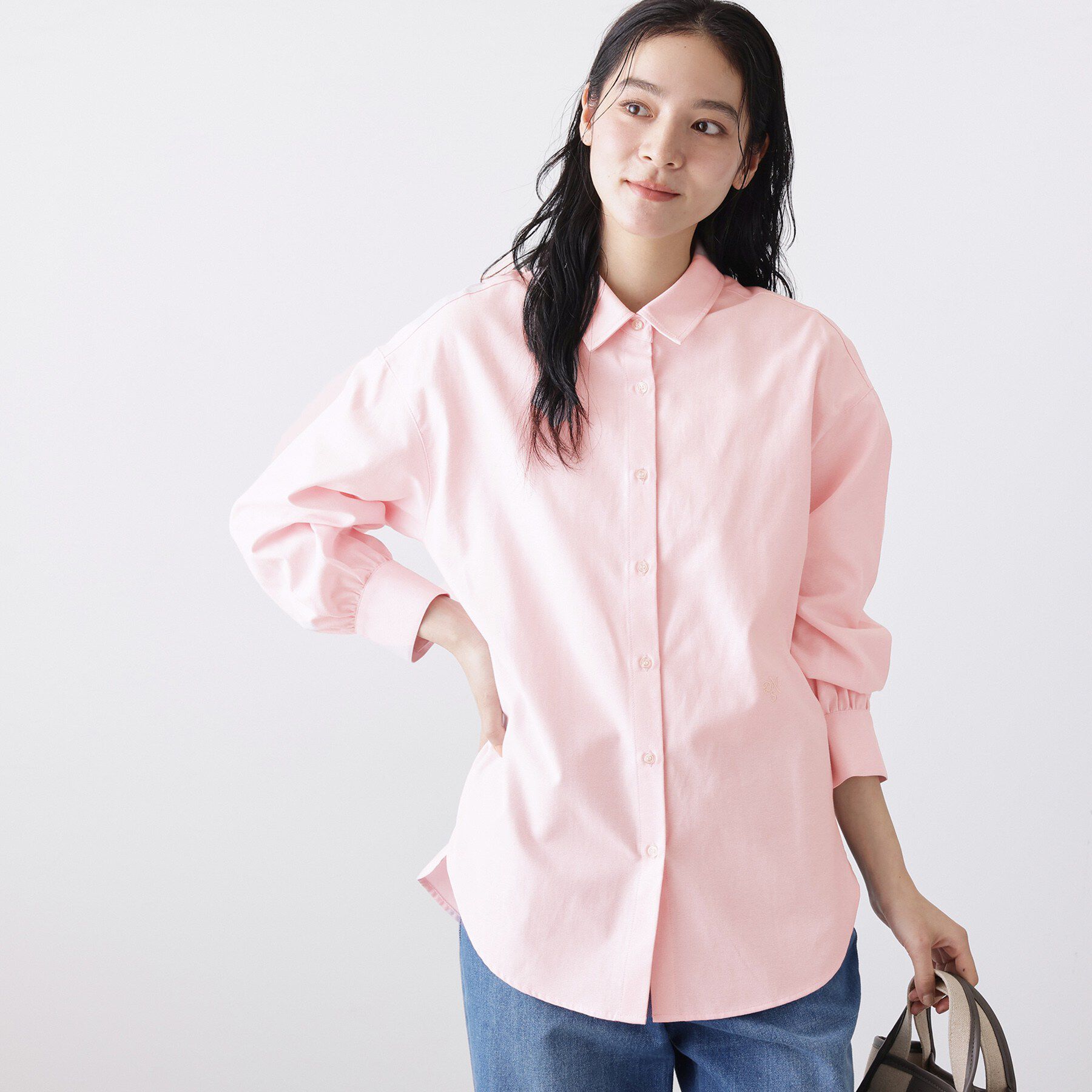 Dessin「【洗える】ベーシックカラーシャツ」|シャツ・ブラウス|