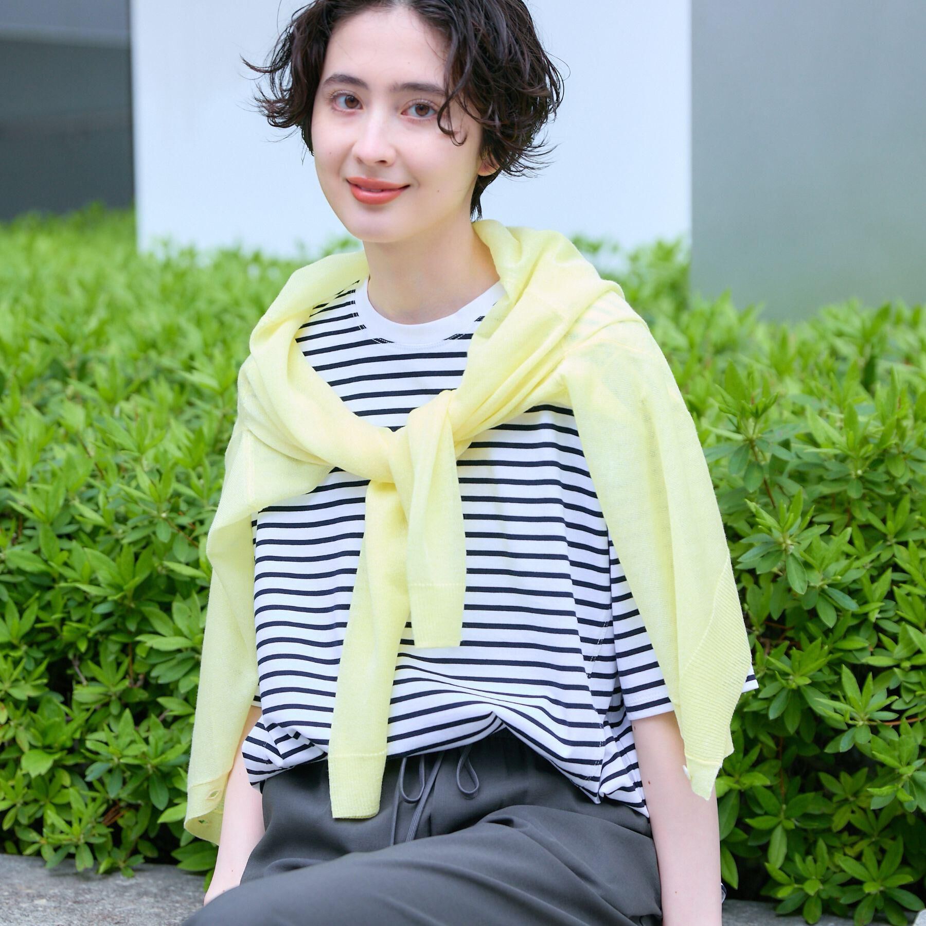 Dessin「【UVカット/接触冷感】プレーティングTシャツ」|Tシャツ・カットソー|