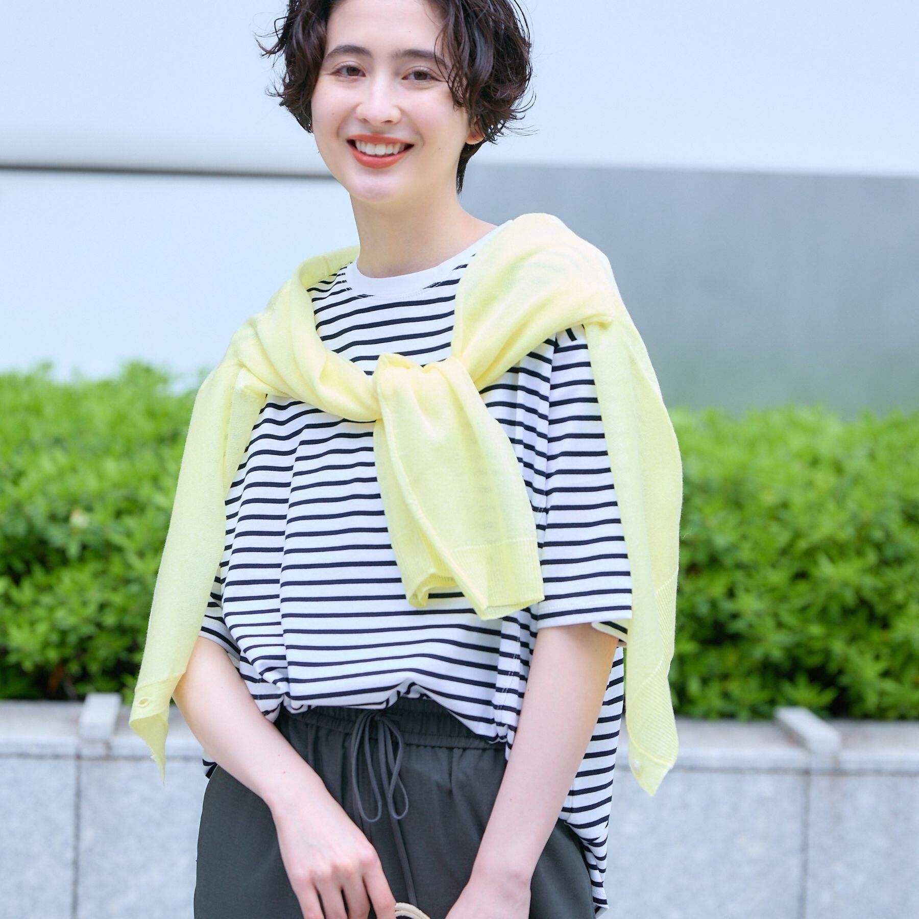 Dessin「【UVカット/接触冷感】プレーティングTシャツ」|Tシャツ・カットソー|